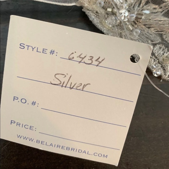 New Bel Aire Bridal Head Wrap Or Belt in Ivory - Picture 5 of 5